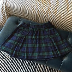 Delia’s plaid A-line skirt